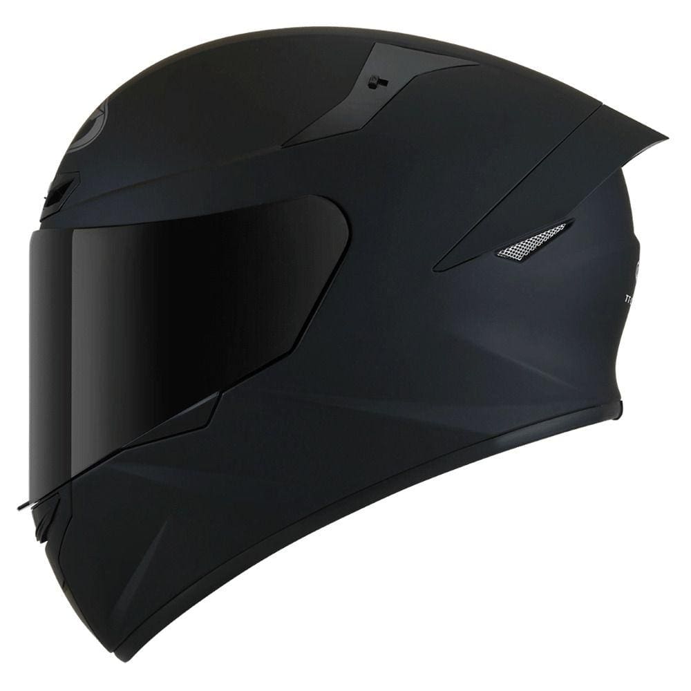 Capacete KYT TT Course Plain Preto Fosco