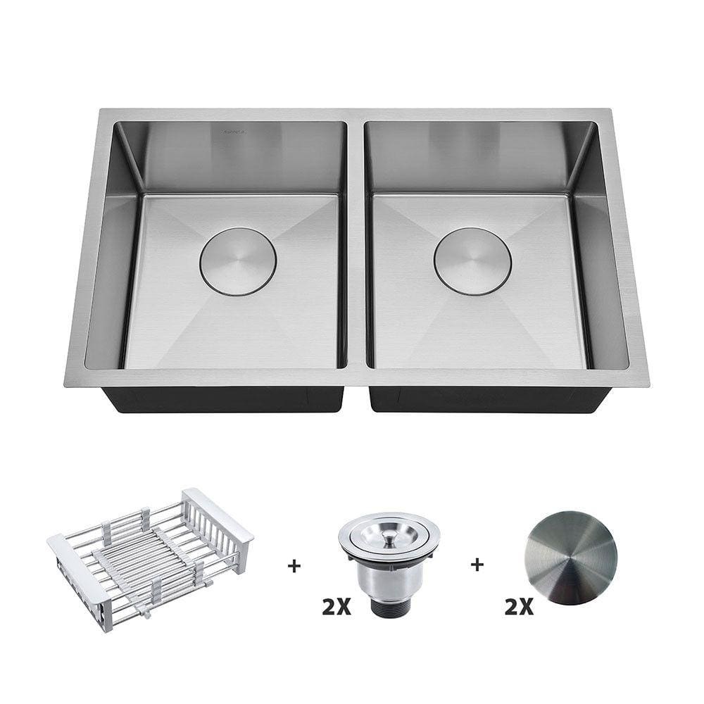 Kit Cuba Dupla Gourmet com Acessórios Solo 35x35x40 e Válvula e Escorredor e Tampa Arell