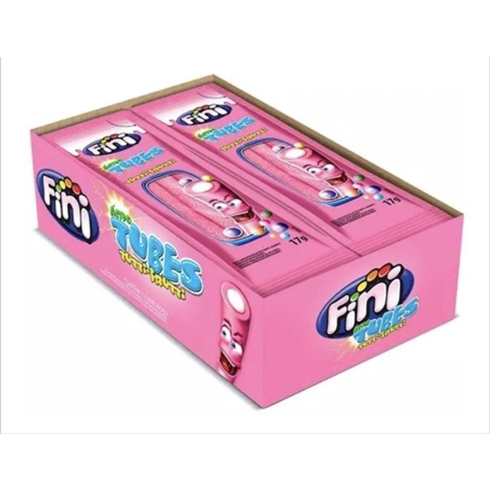 Fini Tubes Tutti Frutti Azedinho Caixa C/12unid - 180g