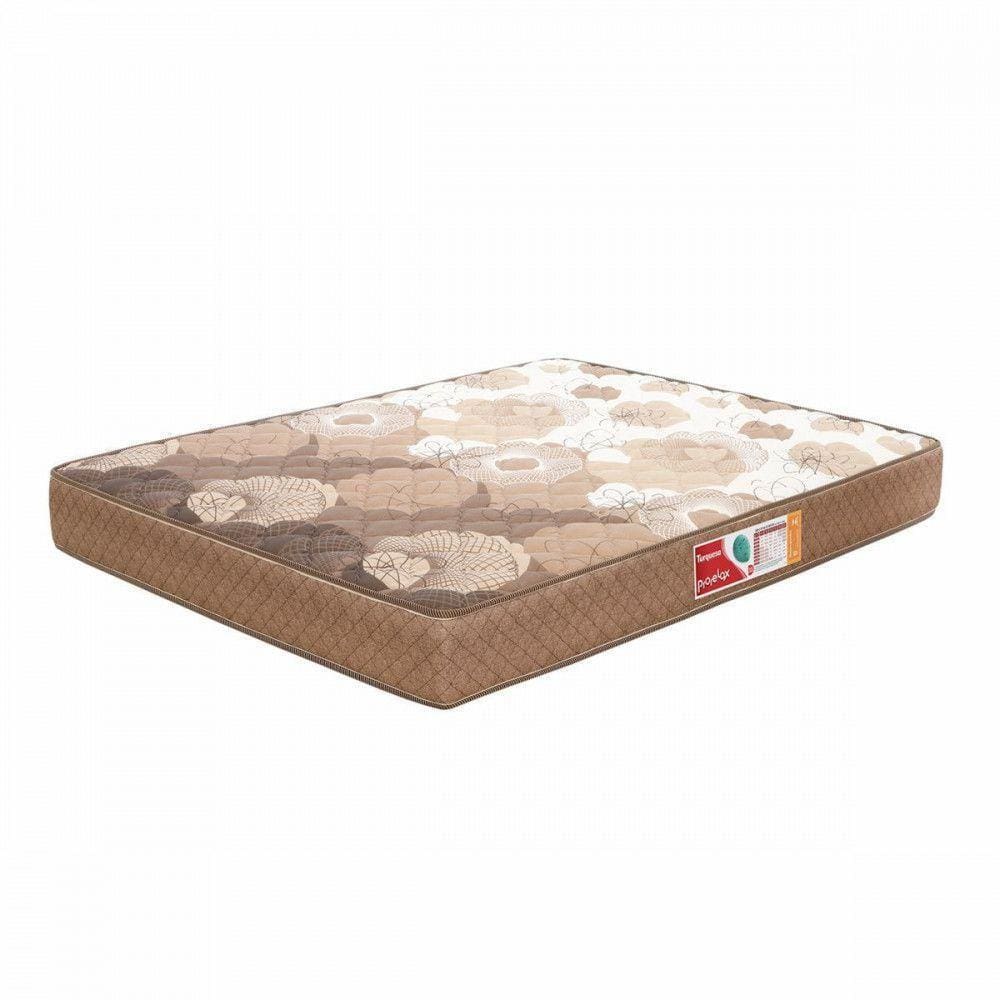 Colchão Casal D33 138cm X 188cm X 12cm Marrom Estampado