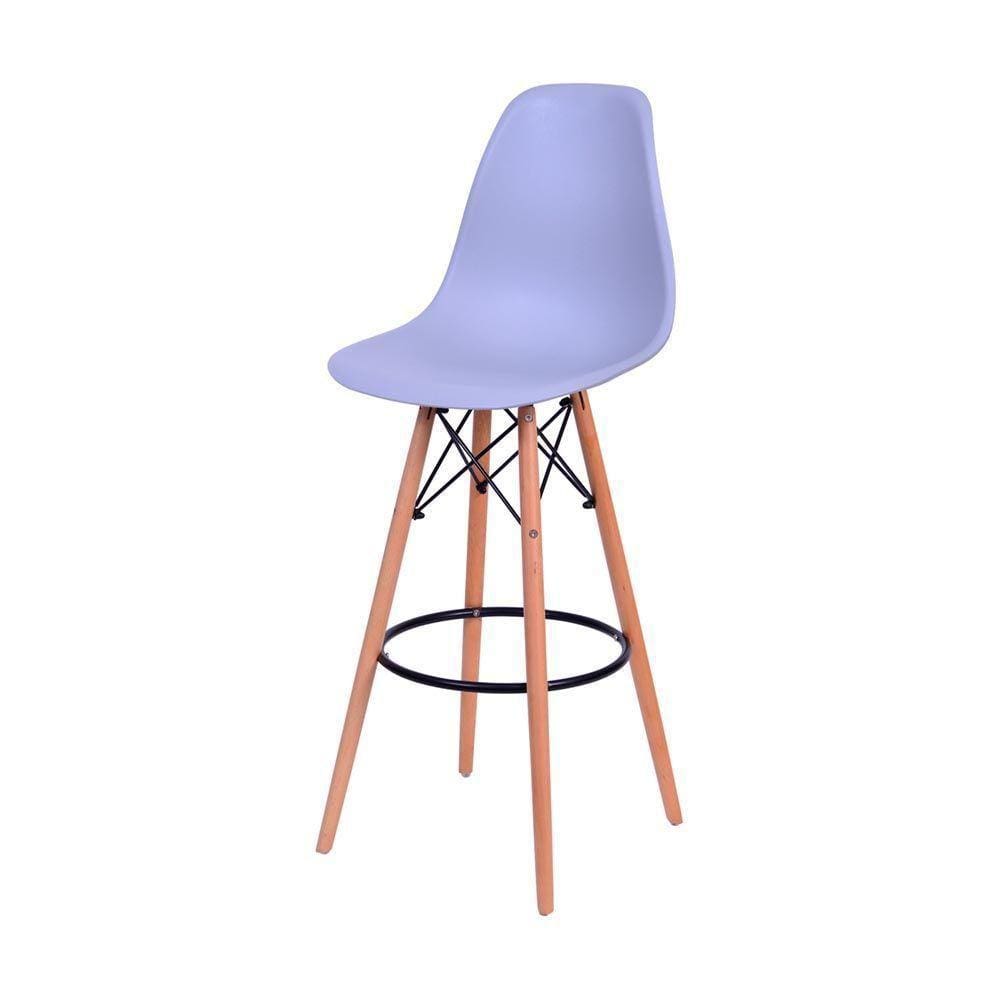 Banqueta Eames Side - Cinza