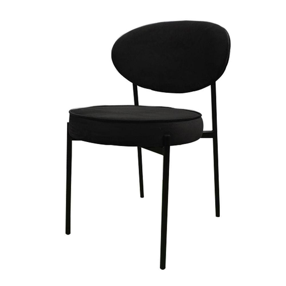 Cadeira Milano Aço Preto - Preto