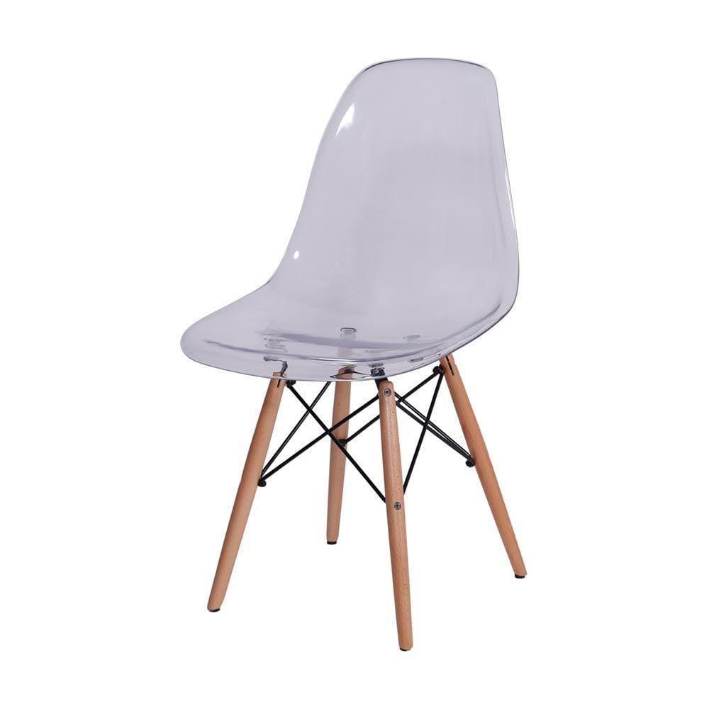 Cadeira Eames Dsw Policarbonato - Incolor