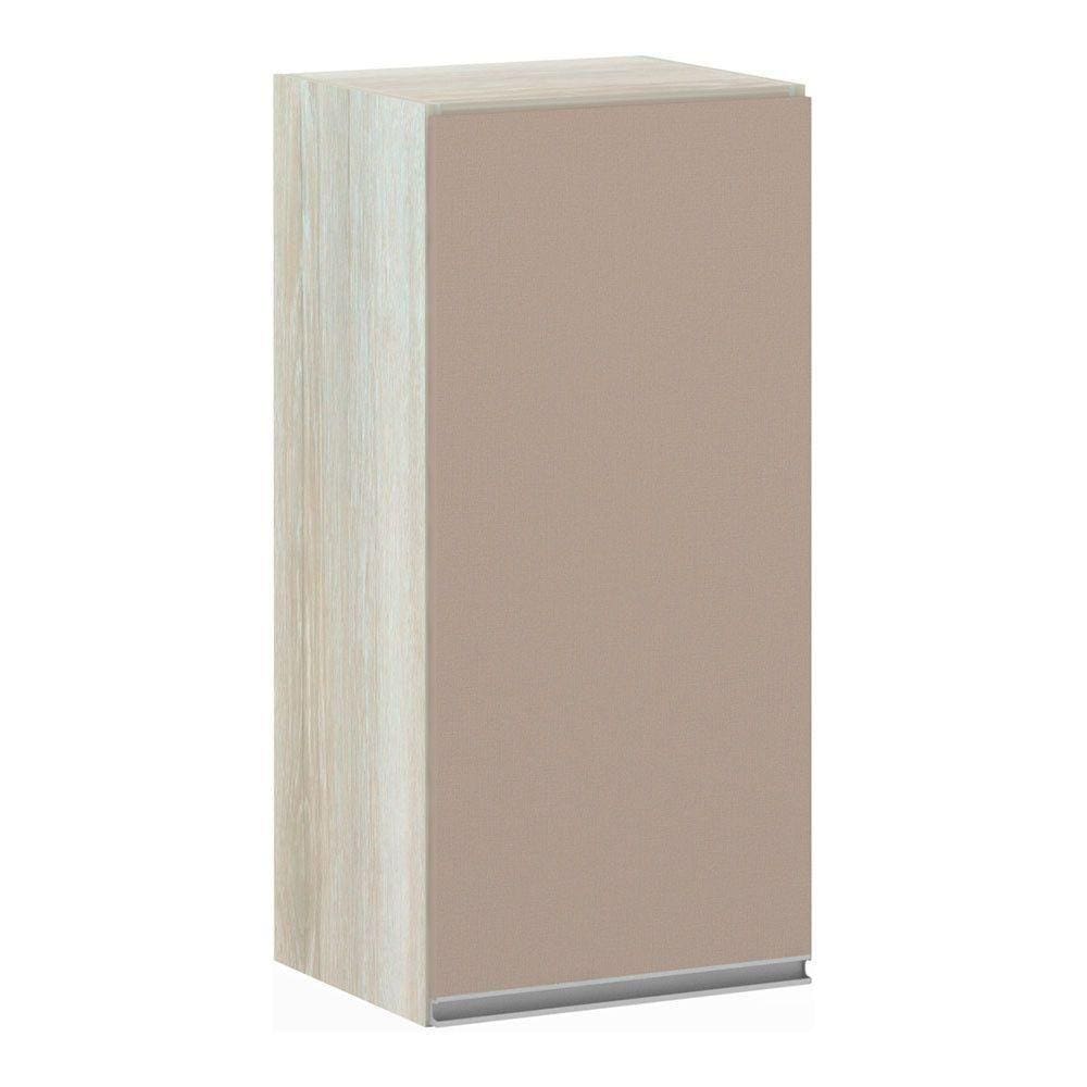 Armário Aéreo 35cm 1 Porta Lis Legno Crema C/Connect