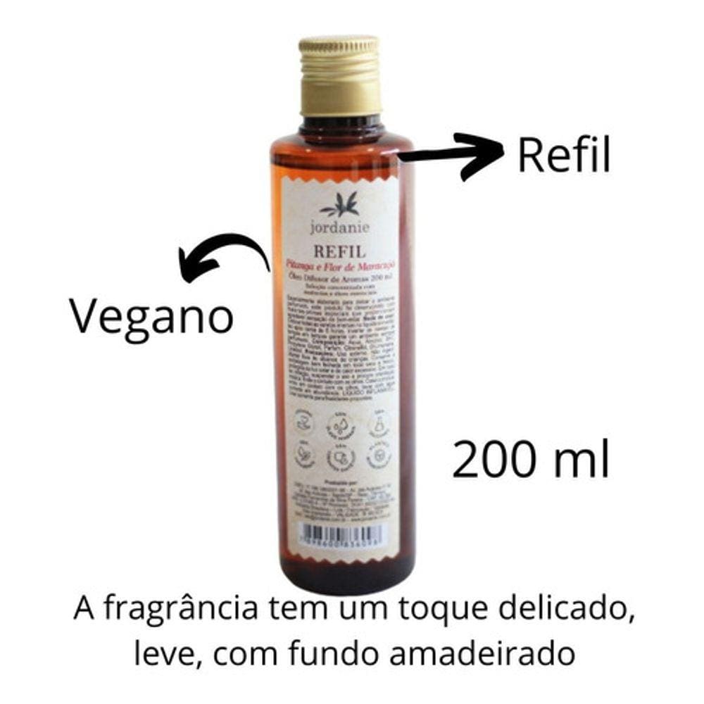Refil Difusor De Varetas Pitanga E Flor De Maracujá 200ml