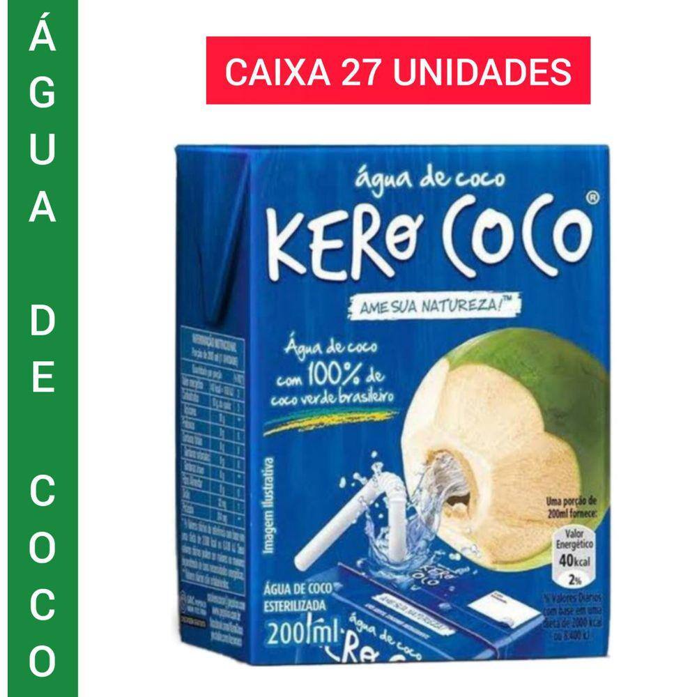 3 Unidades - Água de Coco Kero Coco 1L em Promoção no Oferta Esperta