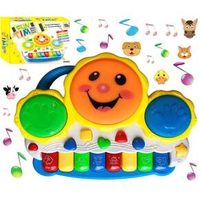 Piano Teclado Banda Infantil Animais Bichos Winfun