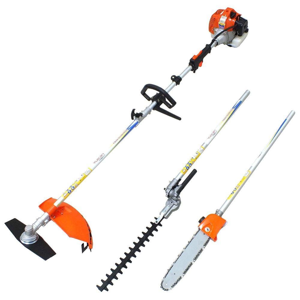 Roçadeira a Gasolina Profissional Multifuncional VRM330 2 Tempos 1,30HP Vulcan Trent Laranja