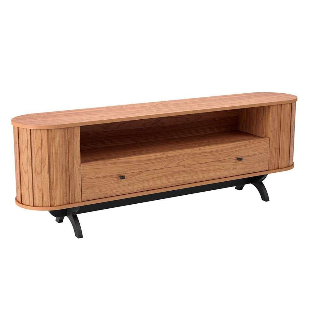 rack desiré 1 gv freijó e preto 180 cm
