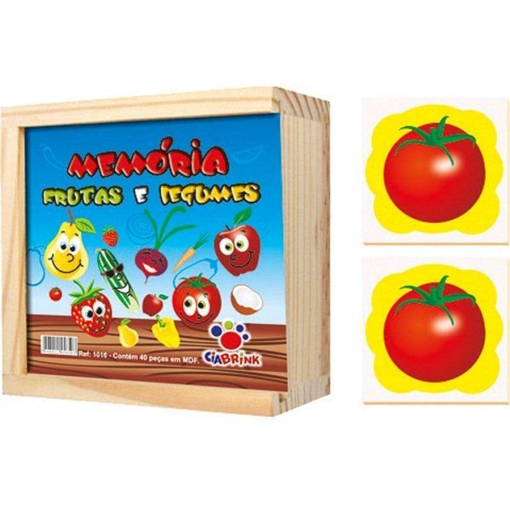 Jogo Da Memória - Frutas E Legumes - Ciabrink