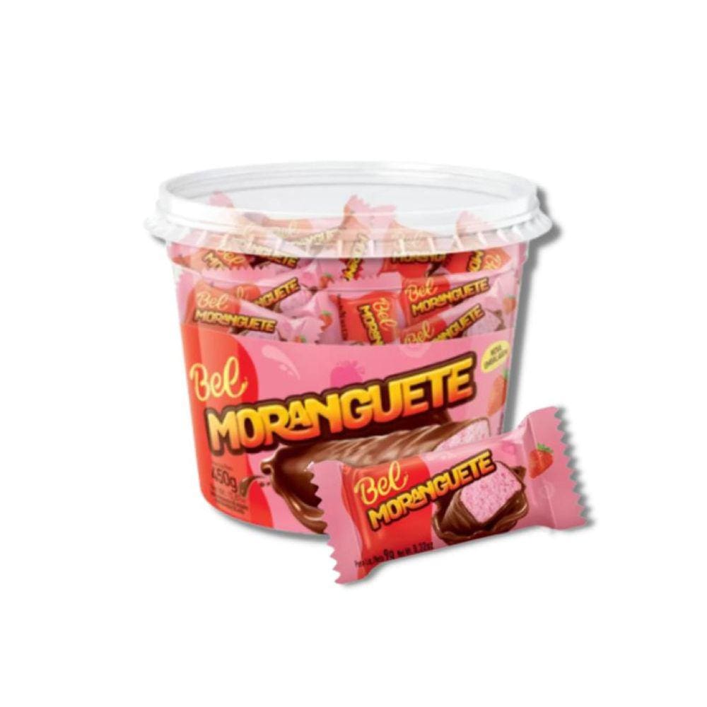 Chocolate Moranguete Bel Pote C/50unid - 450g