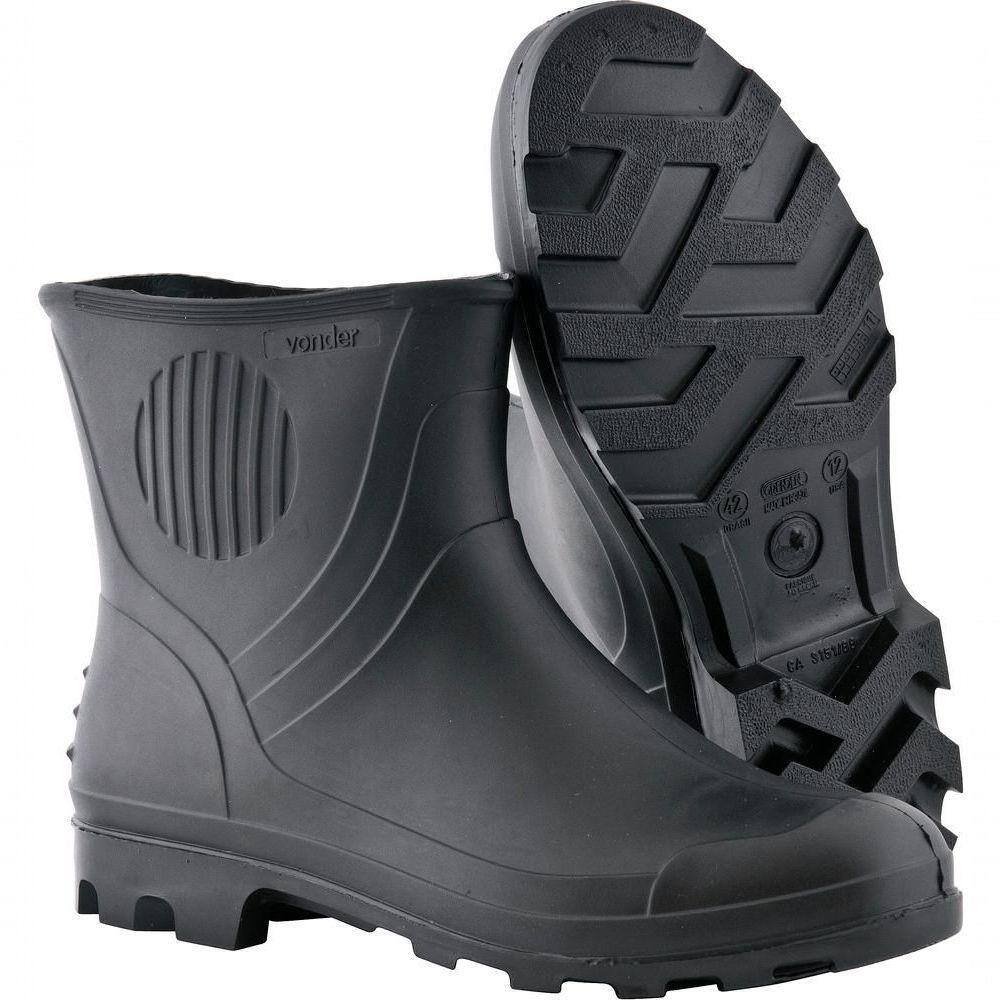 Bota Pvc 39 Cano 3/4" Sem Forro Preto Ca3151 - Vonder