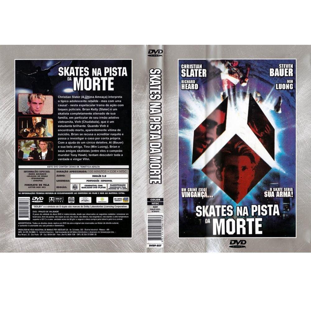 Dvd Skates Na Pista Da Morte - Christian Slater