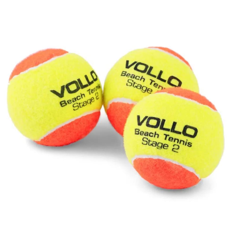 Kit 3 Bolas De Beach Tennis VBT001 Vollo Tênis De Praia