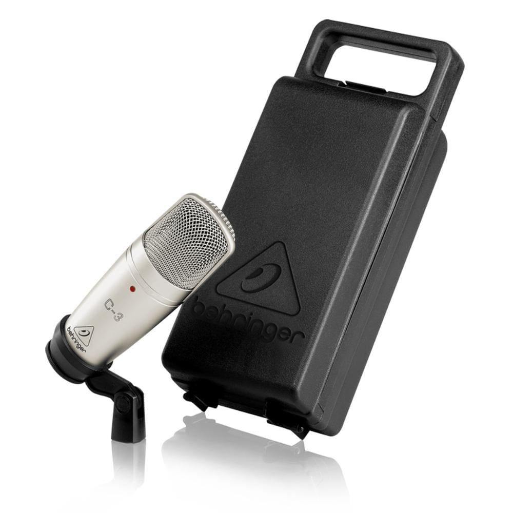 Microfone Condensador Diafragma Duplo Behringer C-3