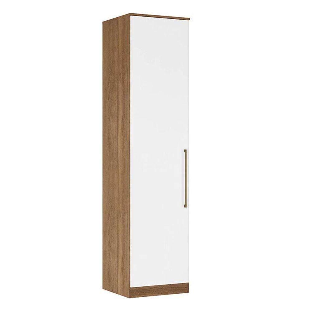 Armário 1 Porta Irlanda 71130k Amêndola Branco - Demartêz