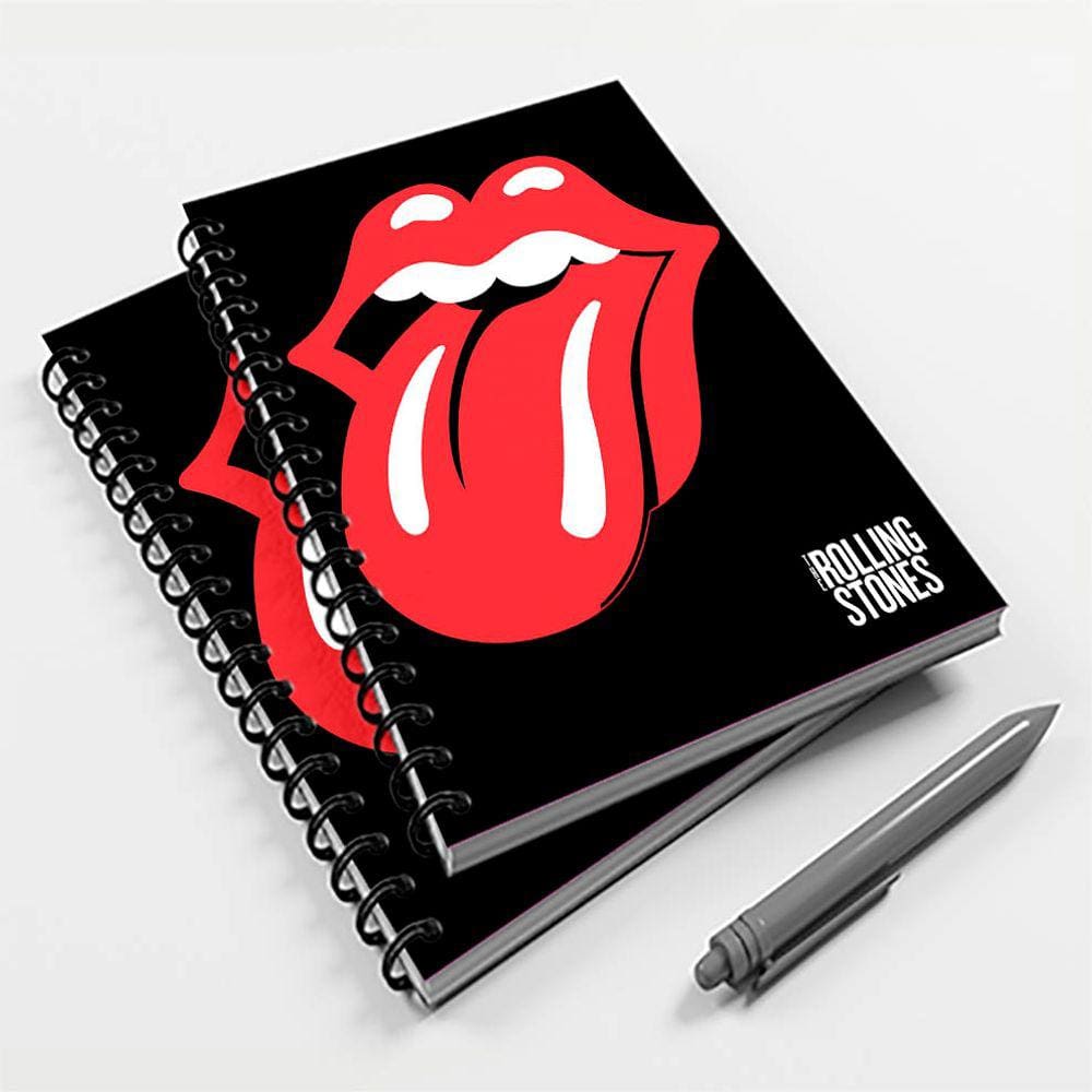Caderno Universitário 96 Fls Rock Rolloing Stones