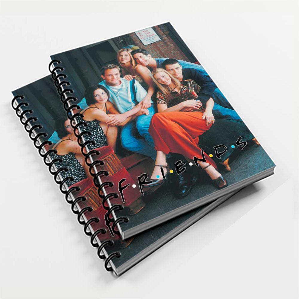 Caderno Universitário 96 Fls Serie Friends Mod. 02