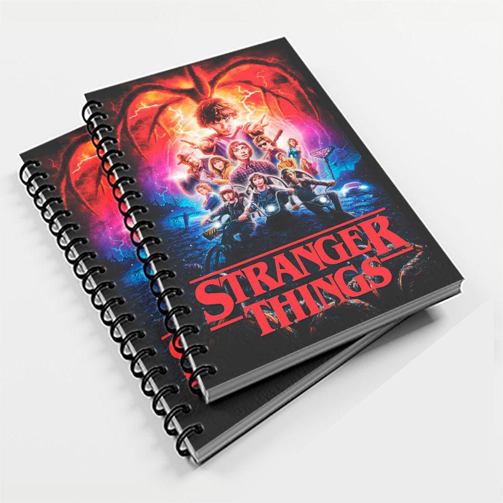 Caderno Universitário 10 Mat Serie Stranger Things Mod.04
