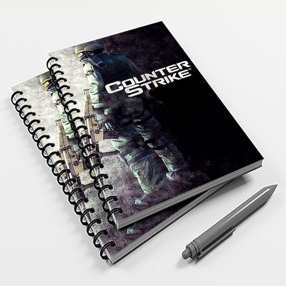 Caderno Universitário 96 Fls Jogo Counter Strike