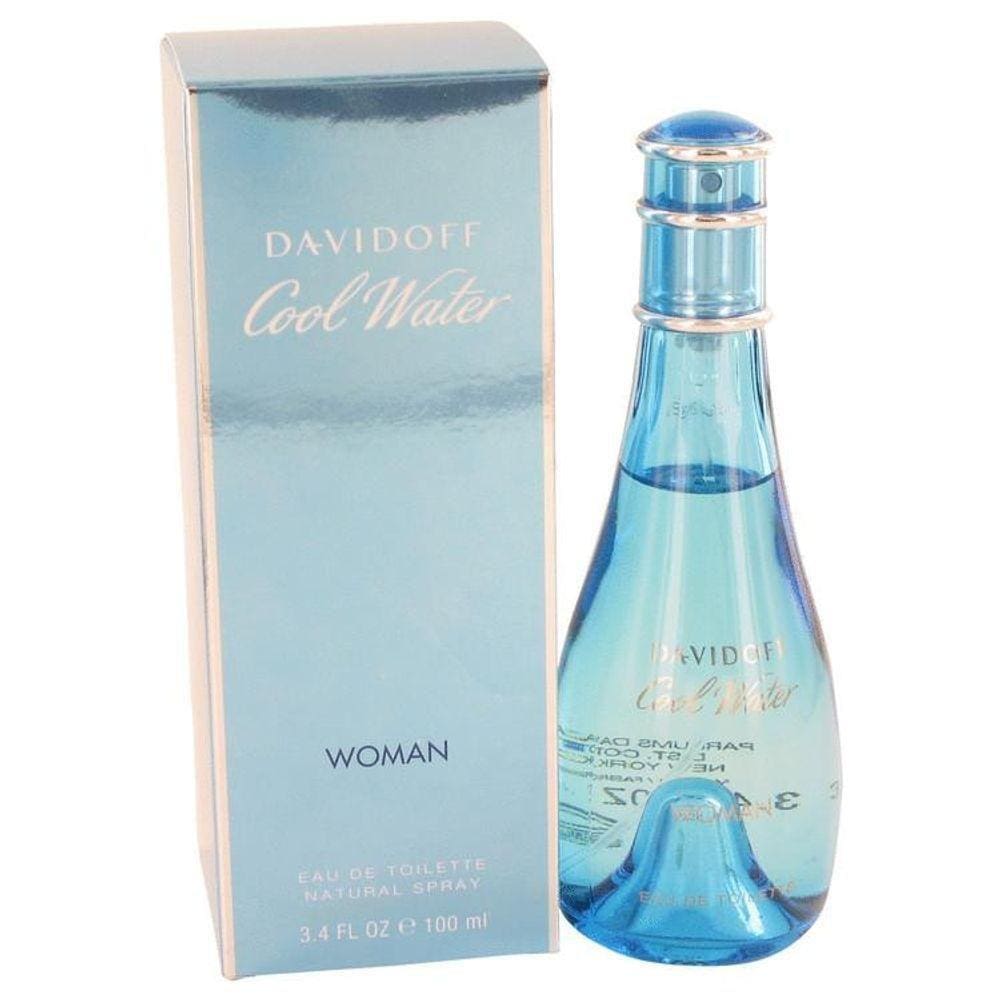 Perfume Feminino Cool Water Davidoff 100 Ml Eau De Toilette