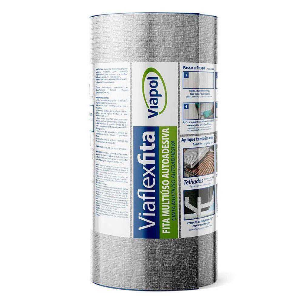 Viaflex Fita Impermeavel Auto-adesiva 10m - Viapol