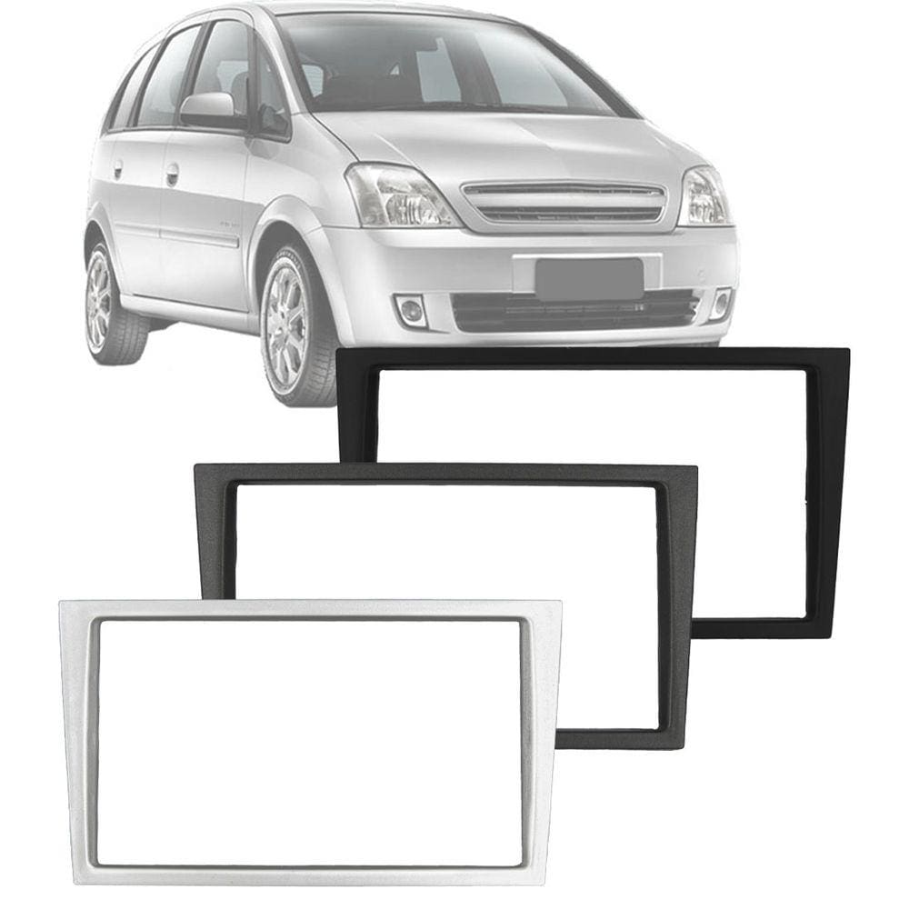 Moldura De Painel Para CD DVD 2 Din Gm Meriva Todas