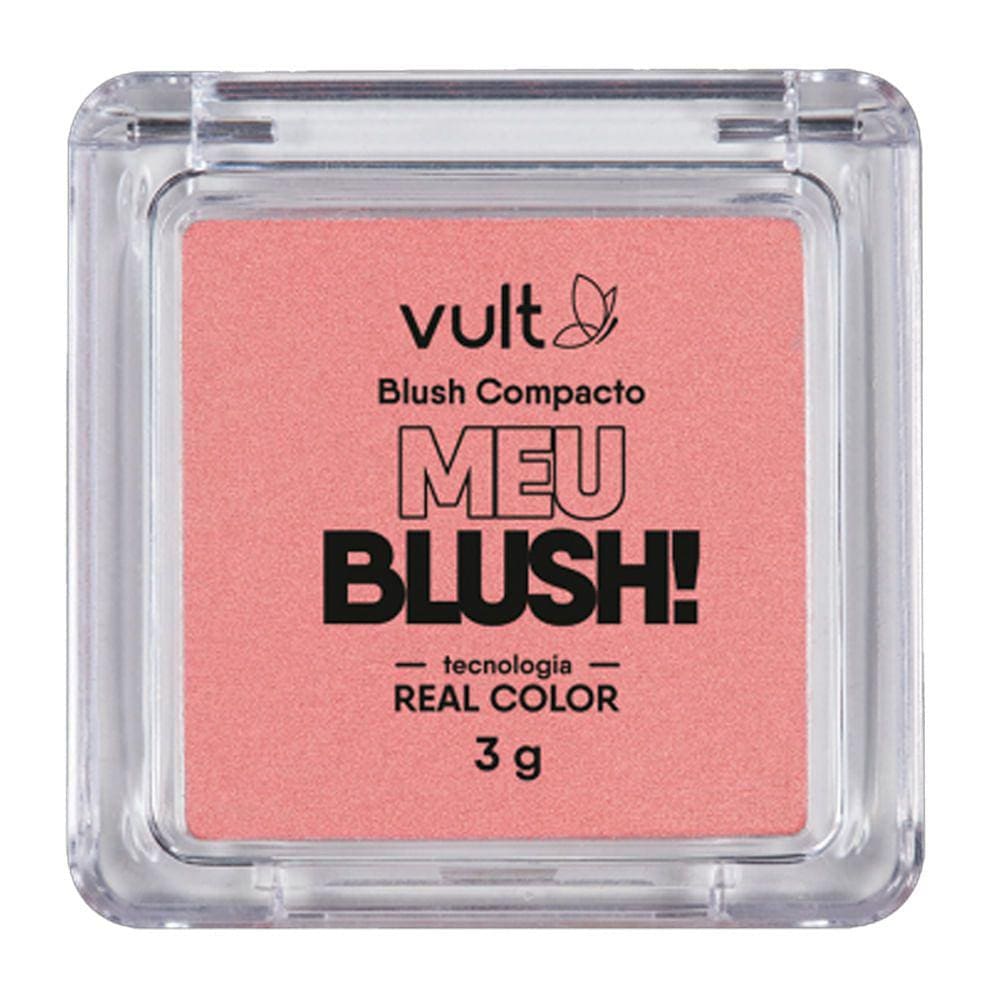 Blush Compacto Vult Meu BlushRosa Perolado 3g