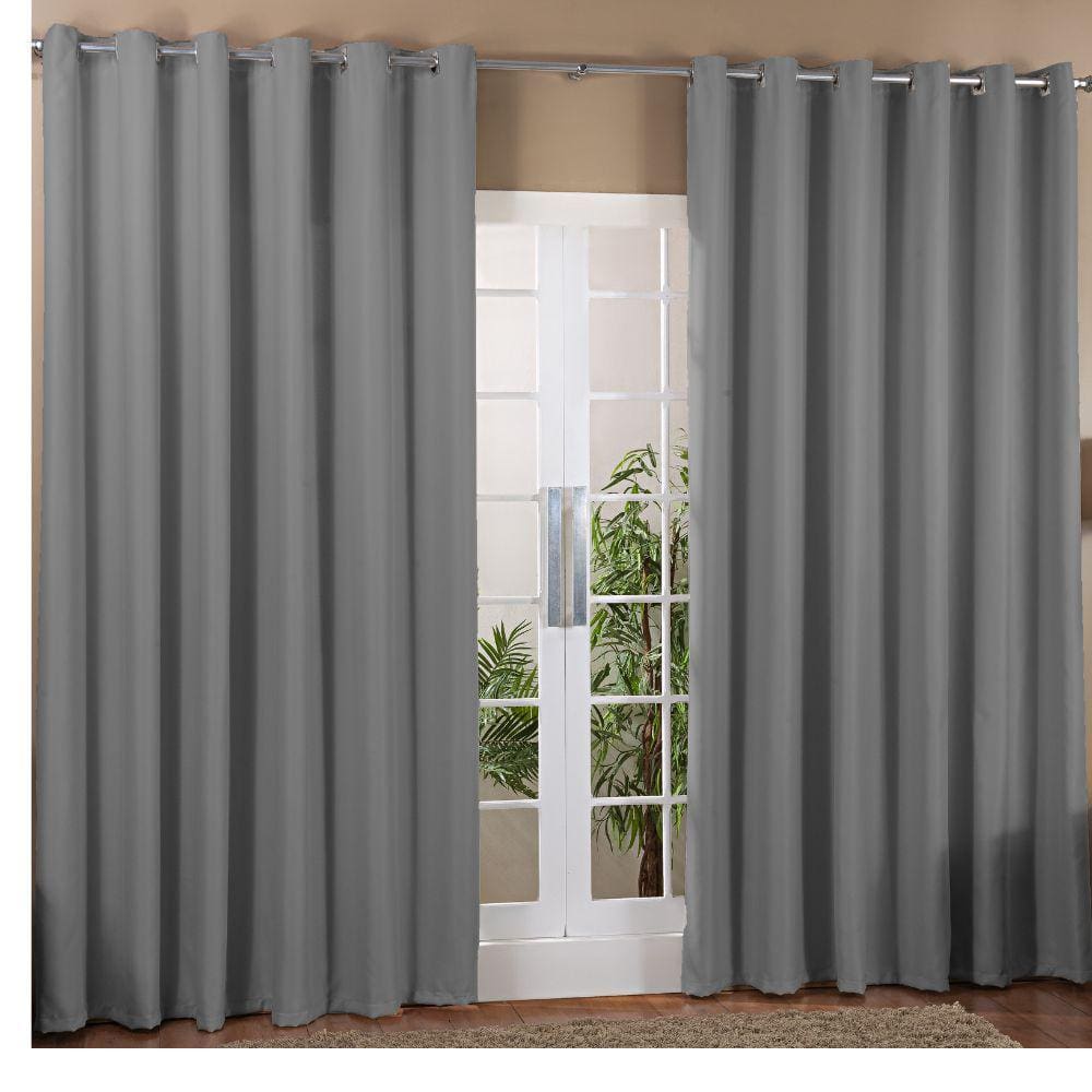 Cortina para sala ou quarto 4,00m x 2,80m Blackout Tecico p/ varão de 3 metros - Bege