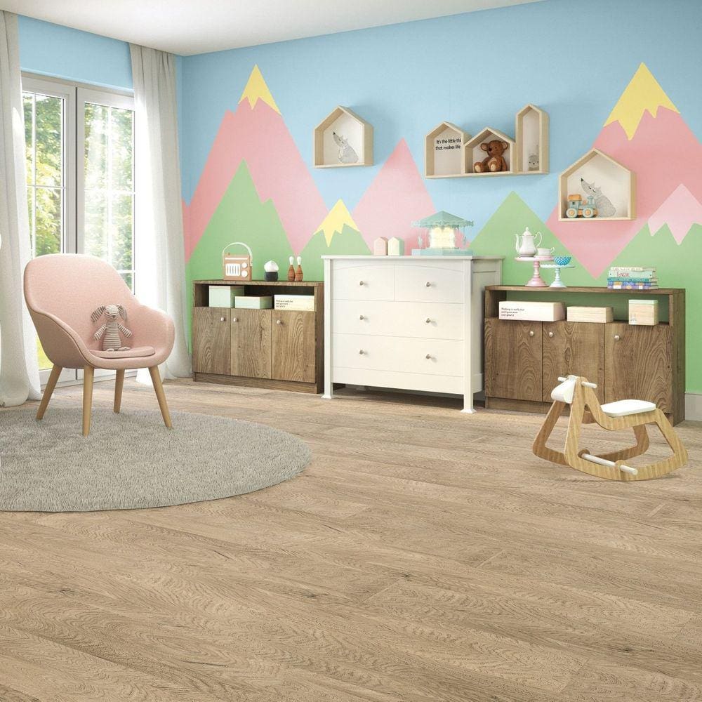 Piso Vinílico em Régua 123 x 23cm LVT Eucafloor - caixa com 4,68 Unidade - Seattle