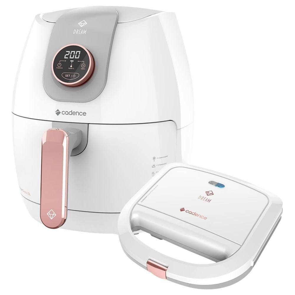 Kit Cadence Dream Rosé Gold - Fritadeira E Sanduicheira - 127v