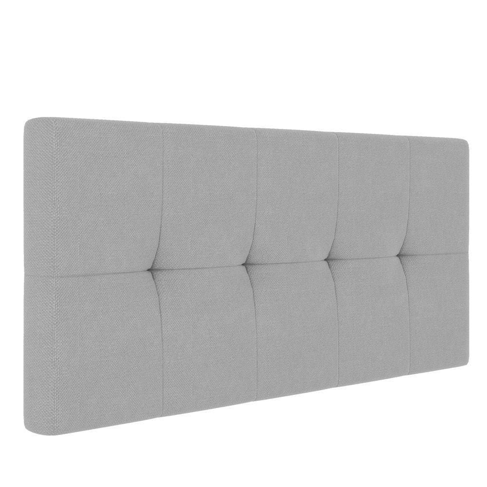 Cabeceira Painel Nina Para Cama Box Casal D`rossi Cinza