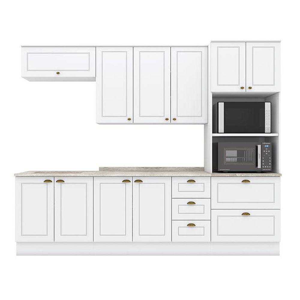 Cozinha Modulada Nova York 7 Peças Branco HP - Henn