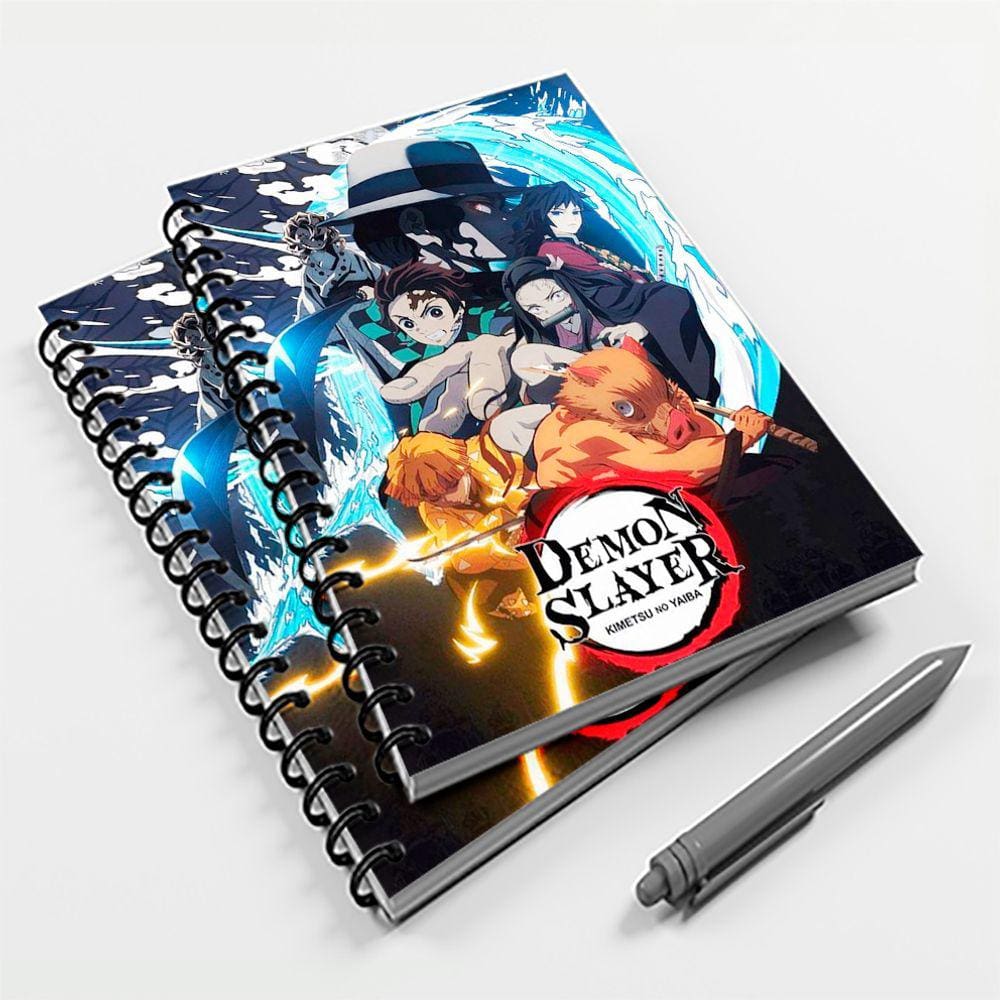 Caderno Universitário 10 Mat  Demon Slayer 02
