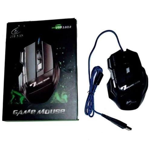 Mouse Gamer Jiexin X8 7 Botões 3200 Extra