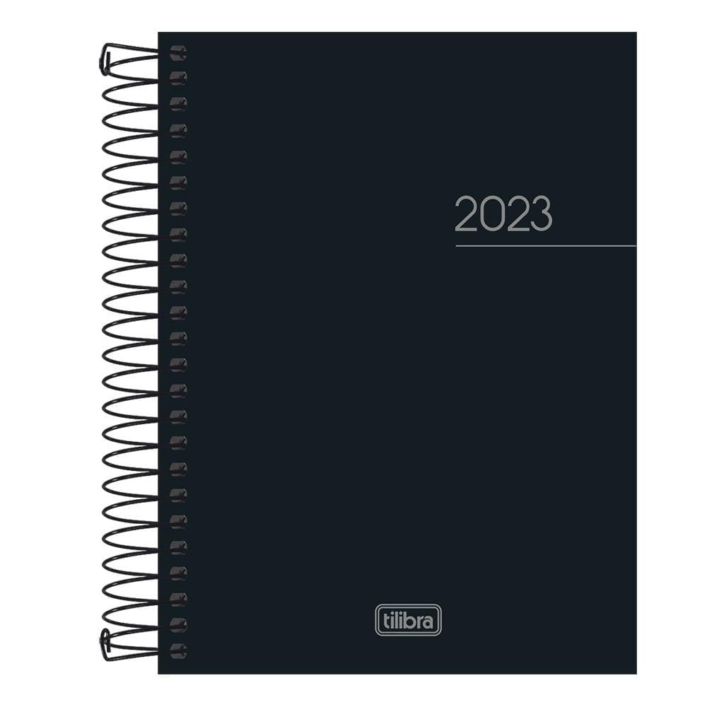 Agenda Tilibra Espiral Pepper Preta