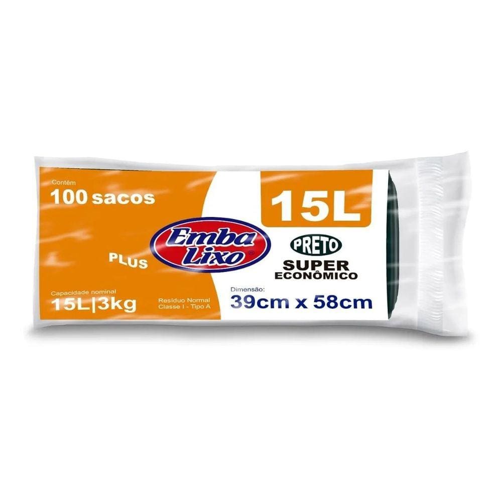Sacos de lixo 15 Litros Embalixo