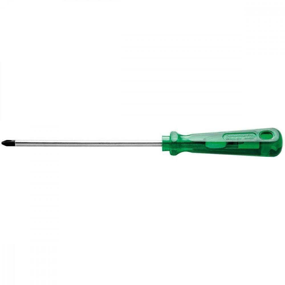 Chave De Fenda Ponta Cruzada Cromo Vanádio 3X250 Mm (1/8X10"