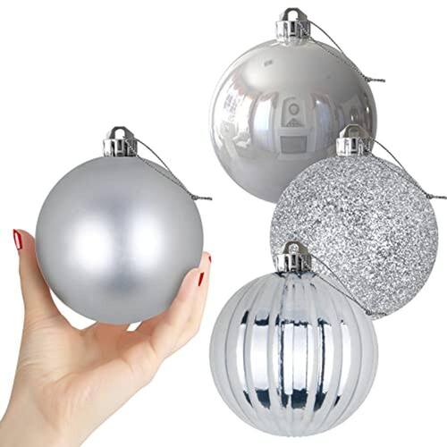 Prata "grandes bolas de Natal | Extra Prata "grandes bolas de Natal | Extra