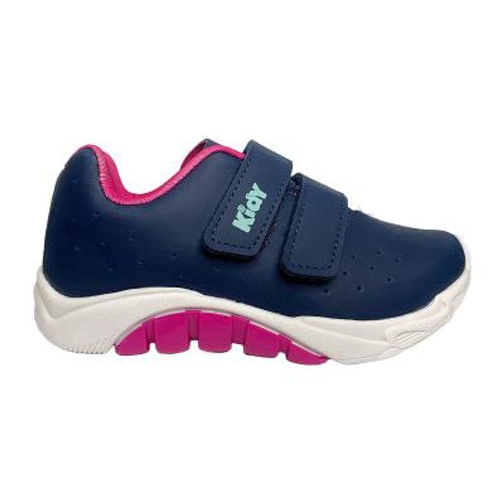 Tênis Infantil Feminino Basico Casual Kidy Confortável E Resistente 168-1228-3503