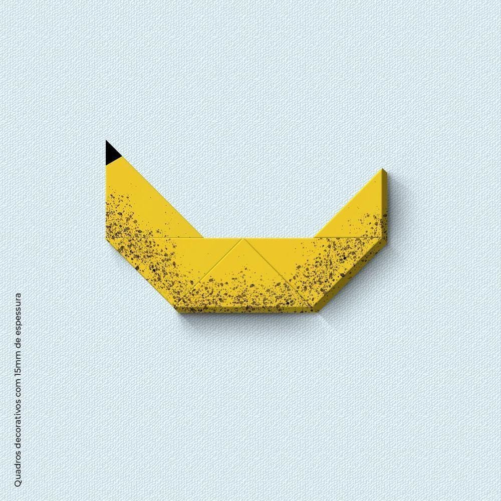 Banana Quadro Com 5 Peças 15Mm Soft Touch