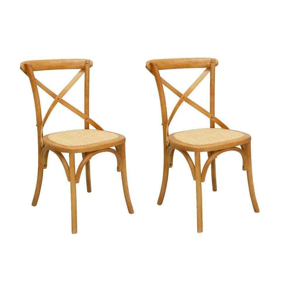 Conjunto 2 Cadeiras Katrina Rivatti Móveis Madeira