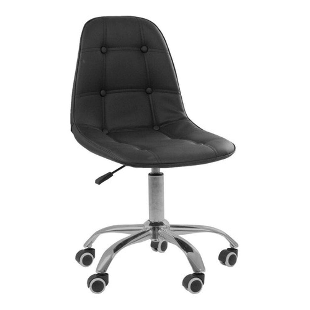 Cadeira Office Eiffel Botonê Ajustável Base Giratória