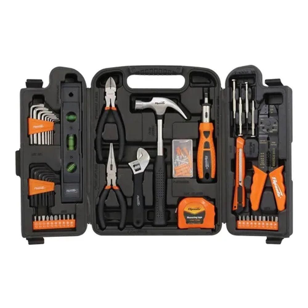 Kit 129 Peças Jogo De Ferramentas Em Aço Mulituso Com Maleta