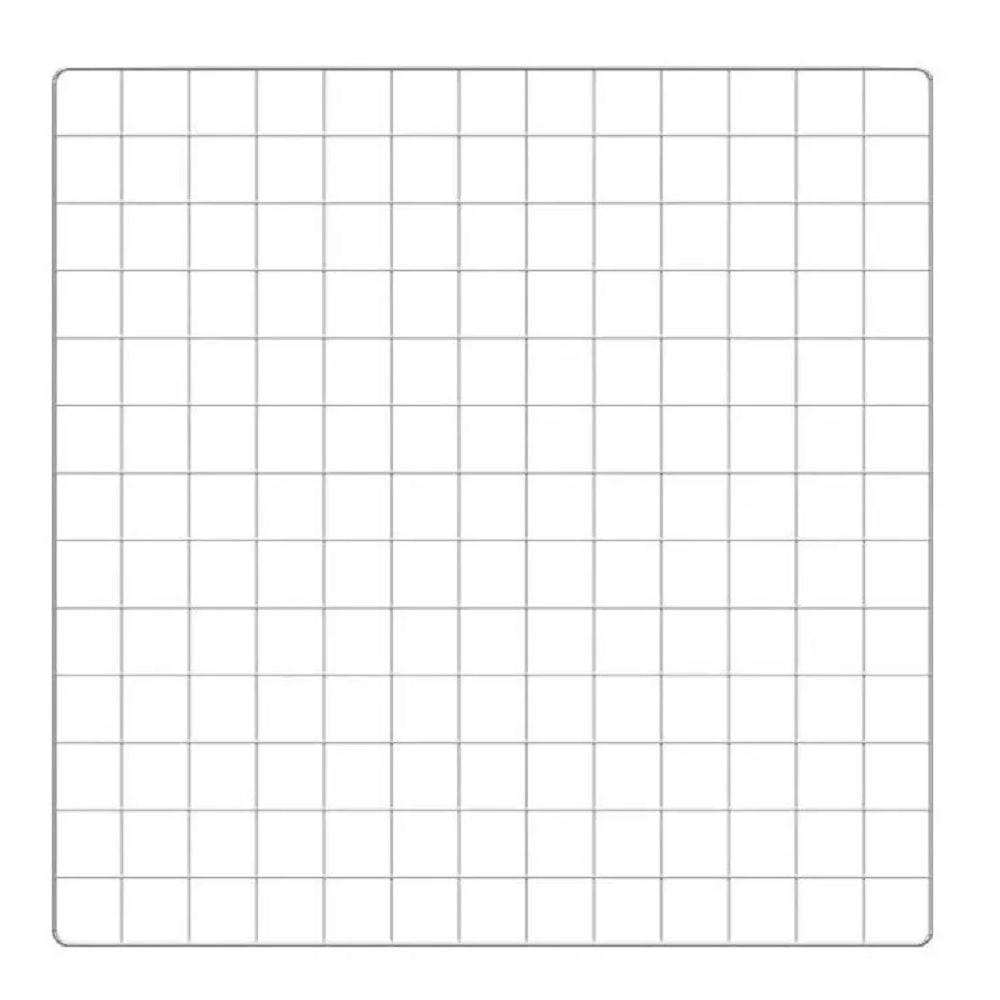 Kit 10 Tela Aramada 30x30 Malha 2,5cm Memory Board Cercado Pet Porquinho da Índia Hamster Twister Branco