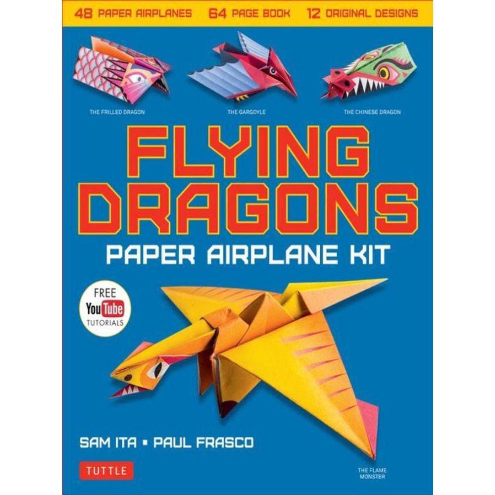 Flying Dragons Paper Airplane Kit