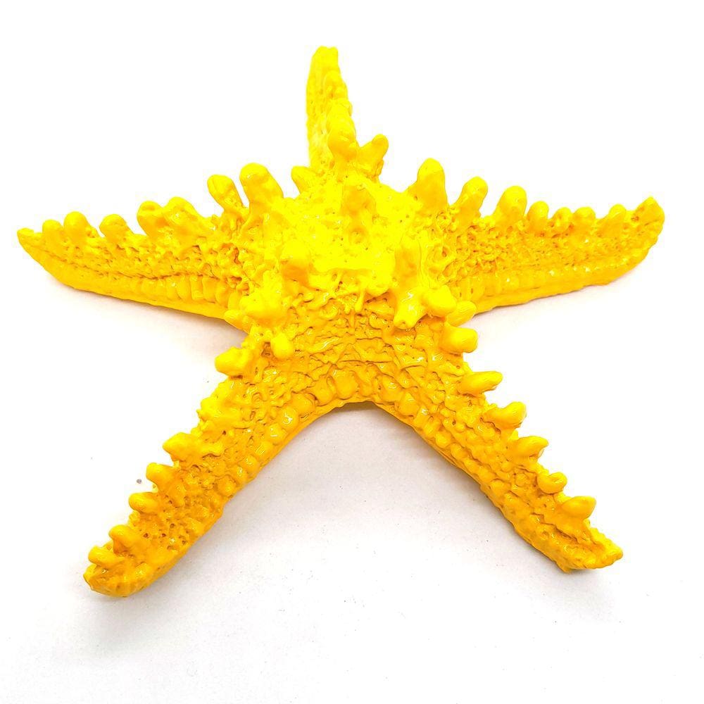 Estrela Do Mar Decorativa Enfeite Oferenda Festa Resina 15cm