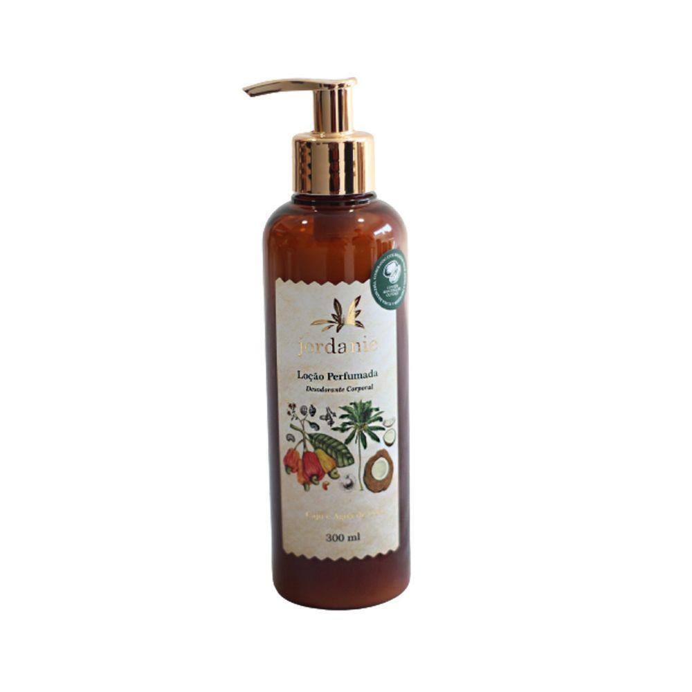 Loção Corporal Perfumada Cajú E Água De Coco Jordanie 300ml