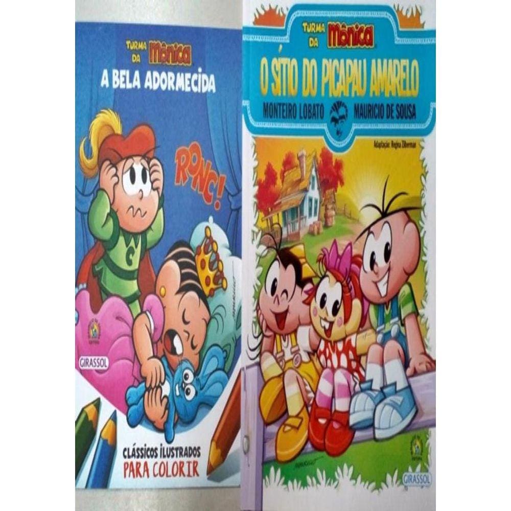 Pack Turma Da Monica E Monteiro Lobato - O Sitio Do Pica Pau Amarelo
