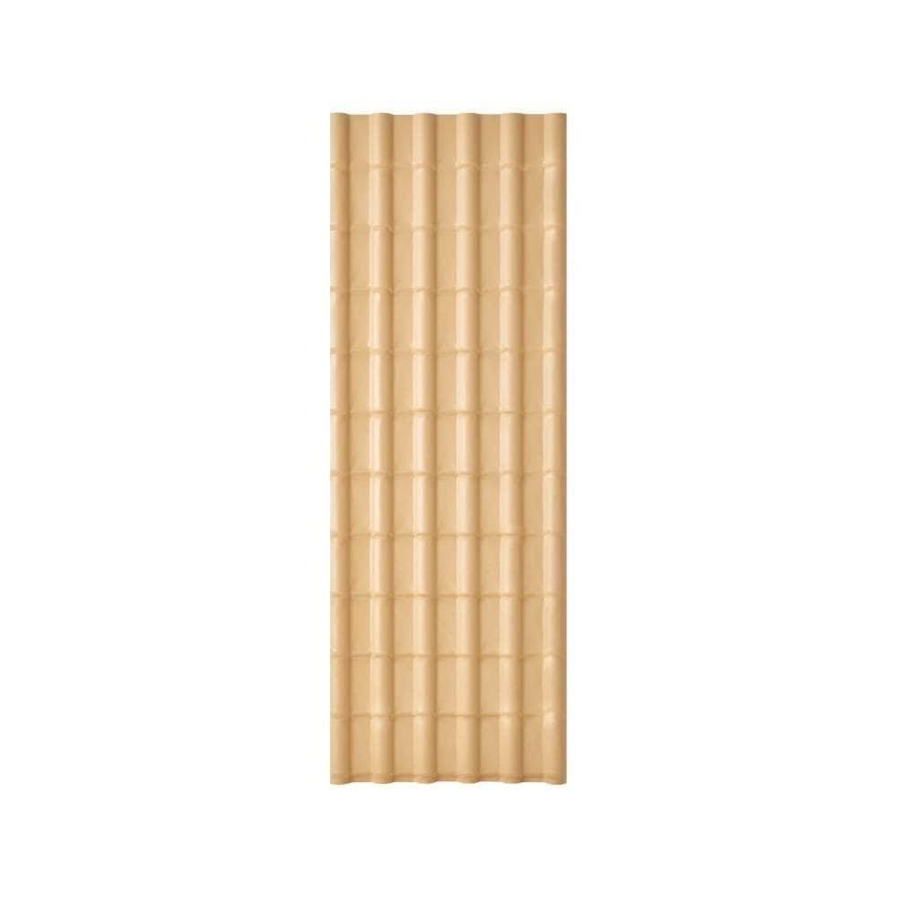 Telha PVC Plan Precon Marfim 2,42x0,88m